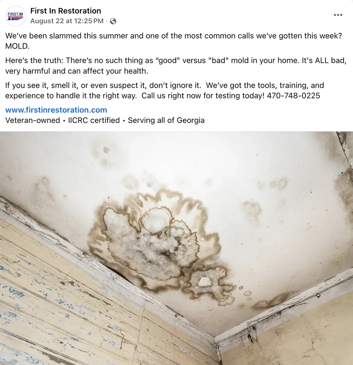 First In Social Campaign Example