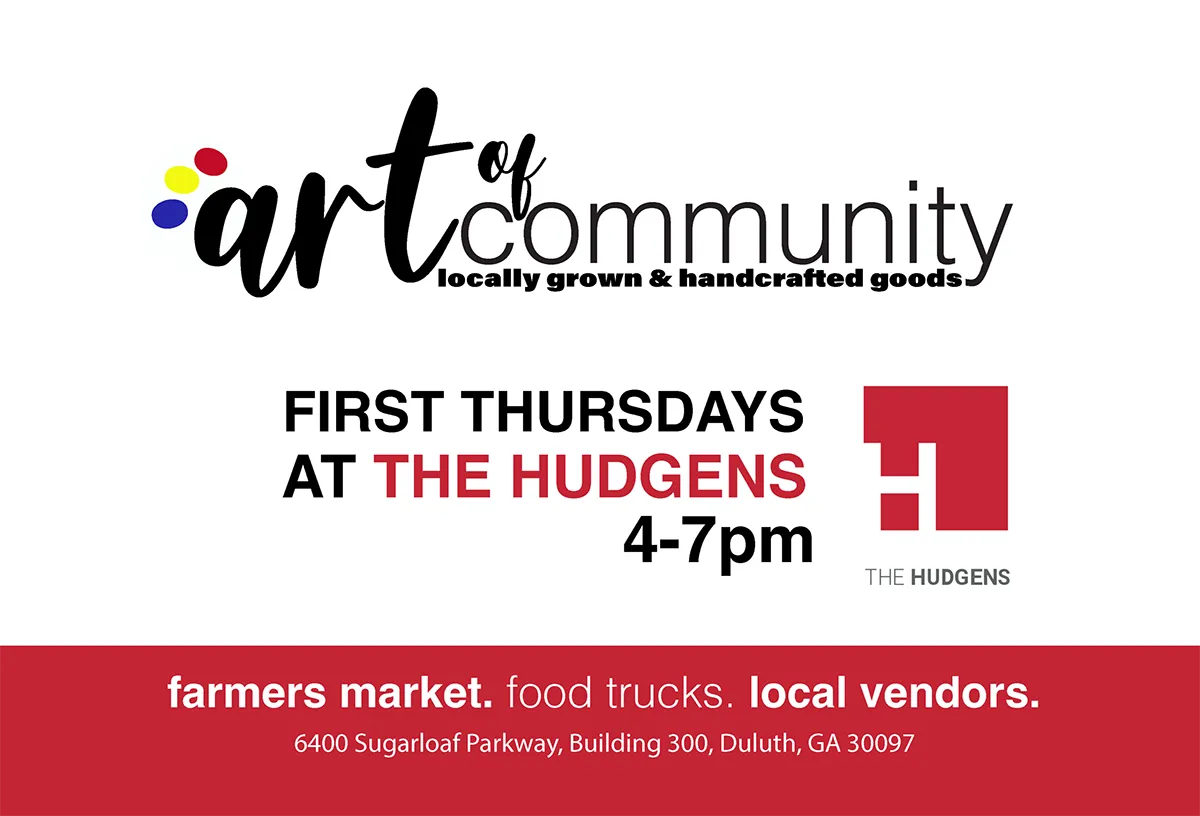 Art of Community promotional postcard front