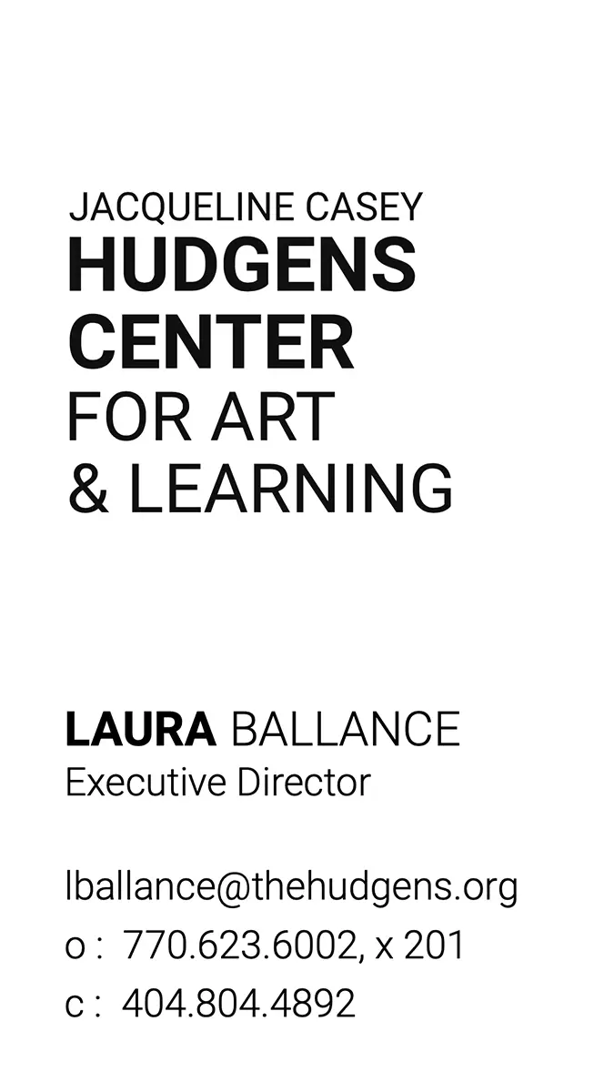 Hudgens Contact Info Card
