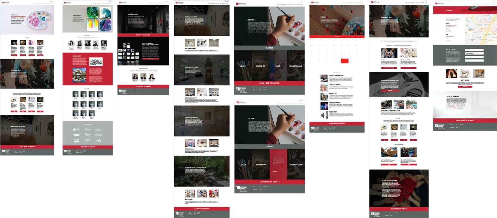 Hudgens Wireframe Layout